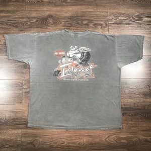 Harley-Davidson Motorcycle Plainfield, Indiana Men’s Vintage 2000’s Gray T-Shirt
